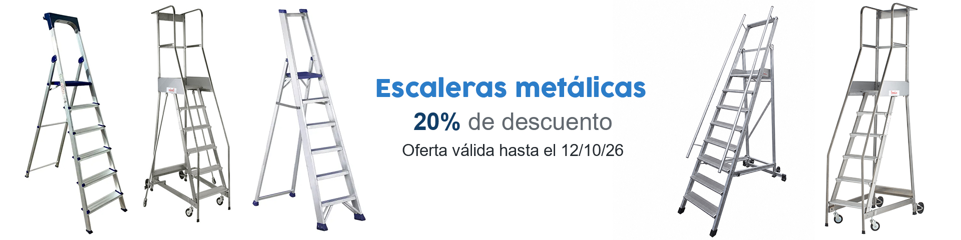 Escaleras en promoci�n con un 15% de descuento